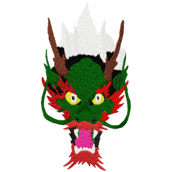 Dragoes Embroidery Design 6 Dragoes Embroidery Design 6